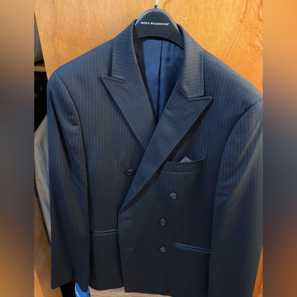 MICHAEL Michael Kors Navy Pinstripe Blazer